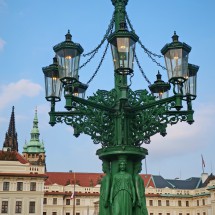 Street light on Hradčany Square